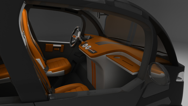 Concept car Mirrow Provocator interior